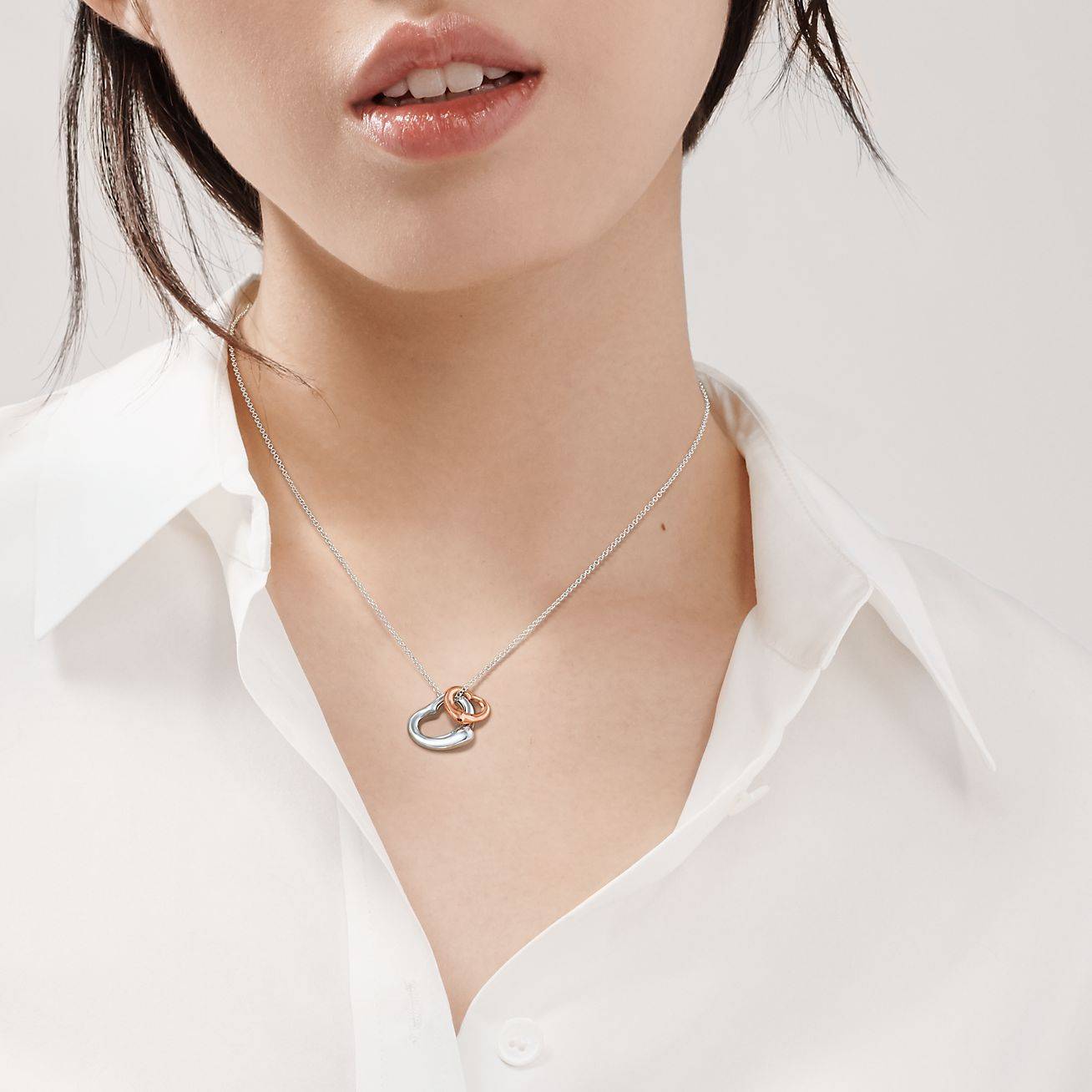 T*f*ny elsa peretti® open heart pendant