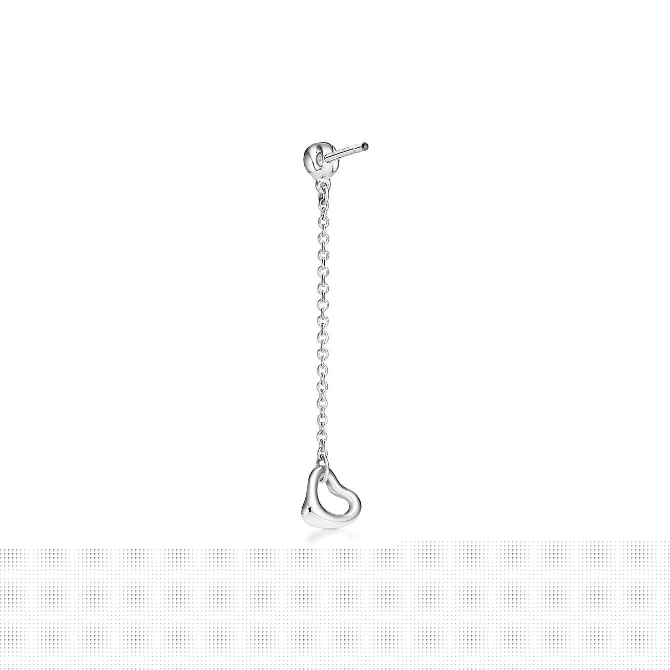 T*f*ny elsa peretti® diamonds by the yard® open heart earrings