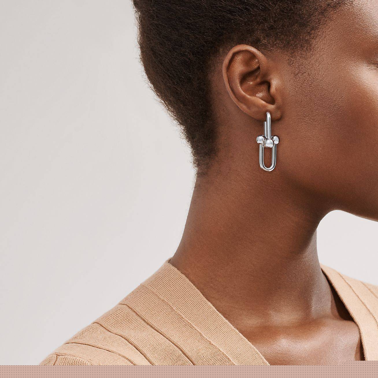 T*f*ny hardwear link earrings