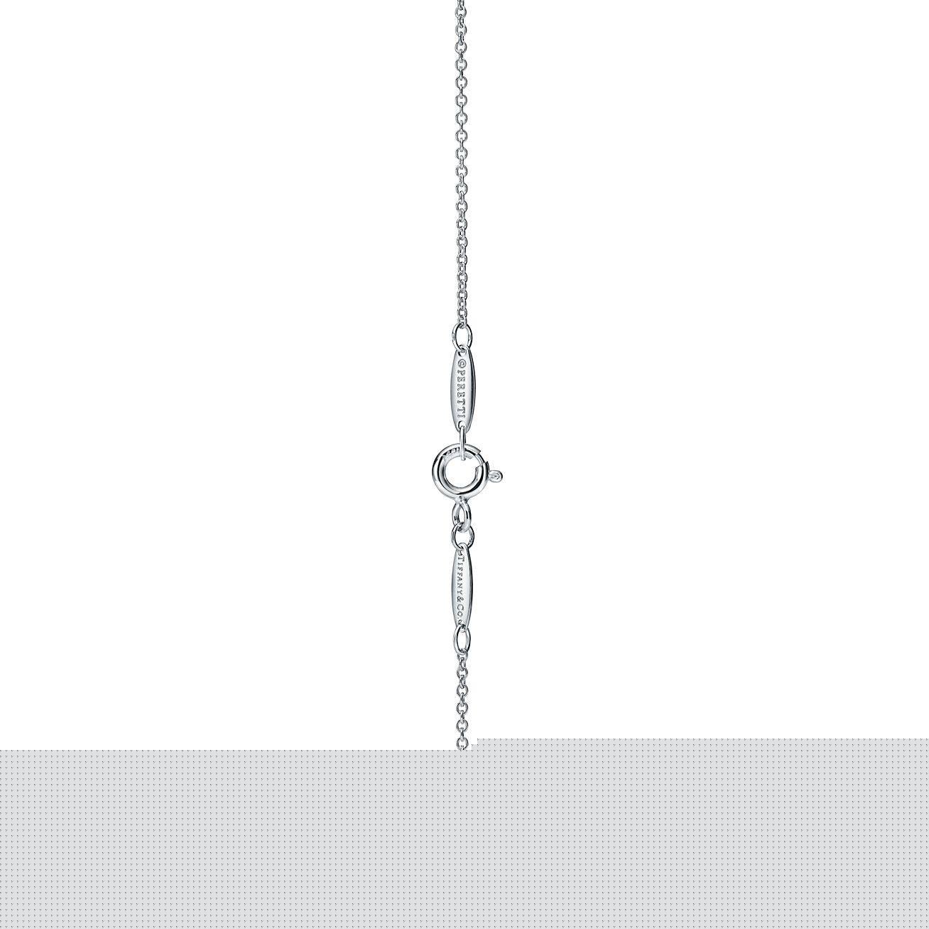 t*f*ny elsa peretti® 2 carat F**eted pendant in silver