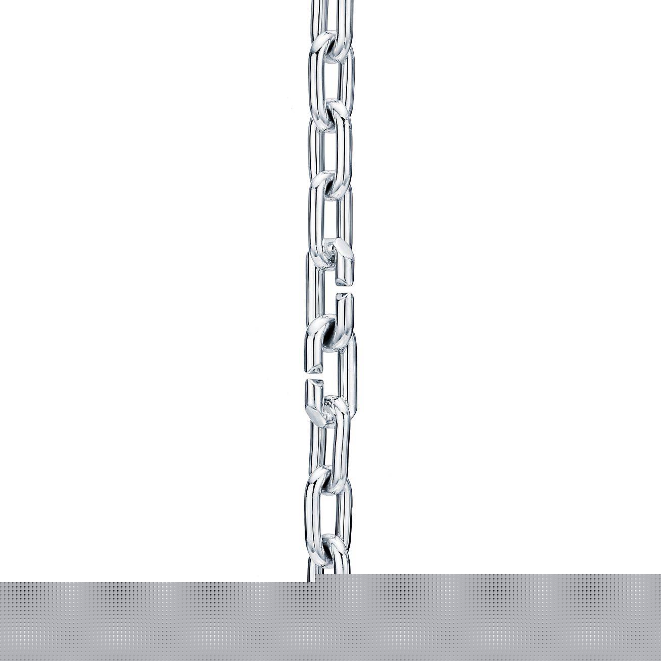 T*f*ny hardwear freshwater pearl necklace in sterling silver, 32