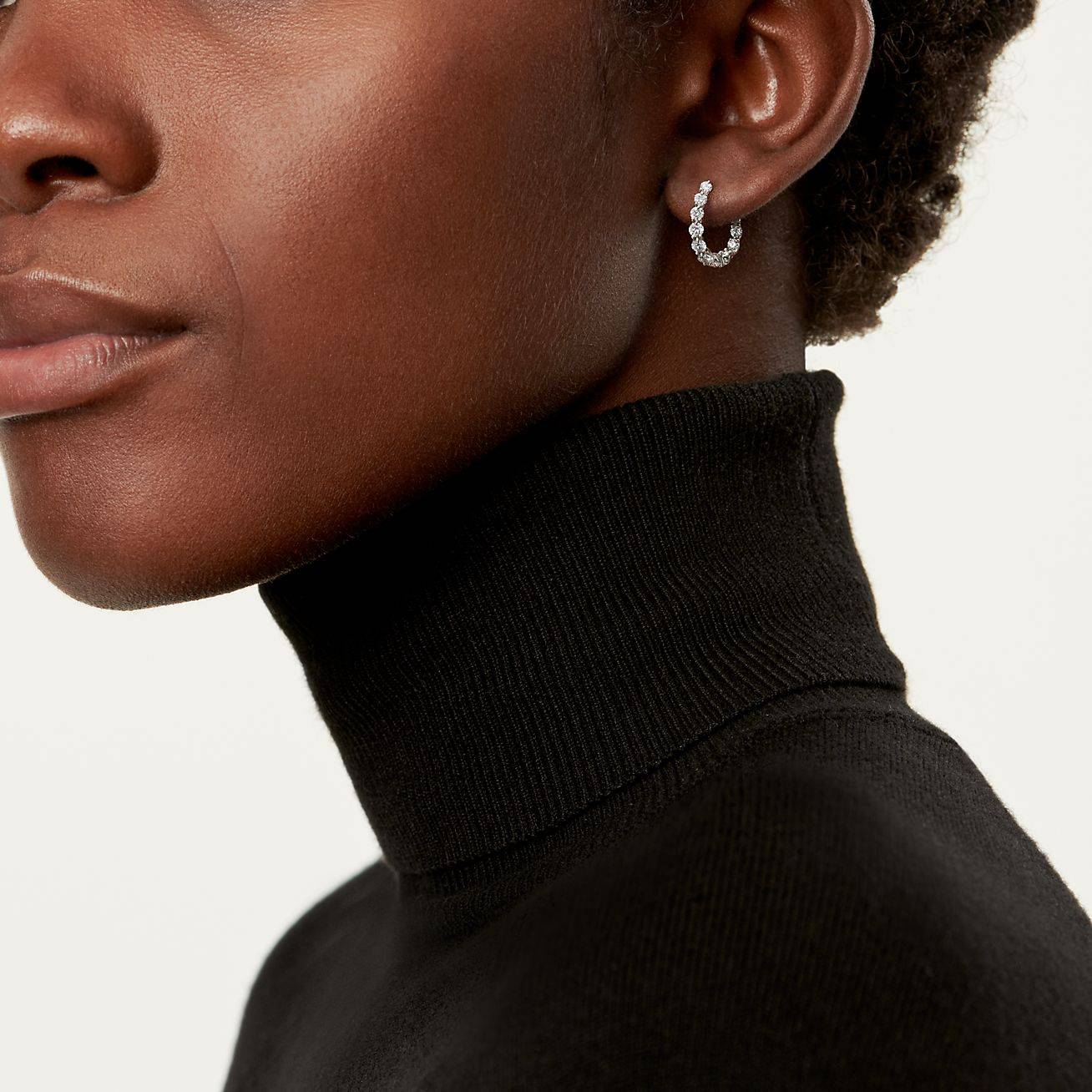 T*f*ny inside-out hoop earrings