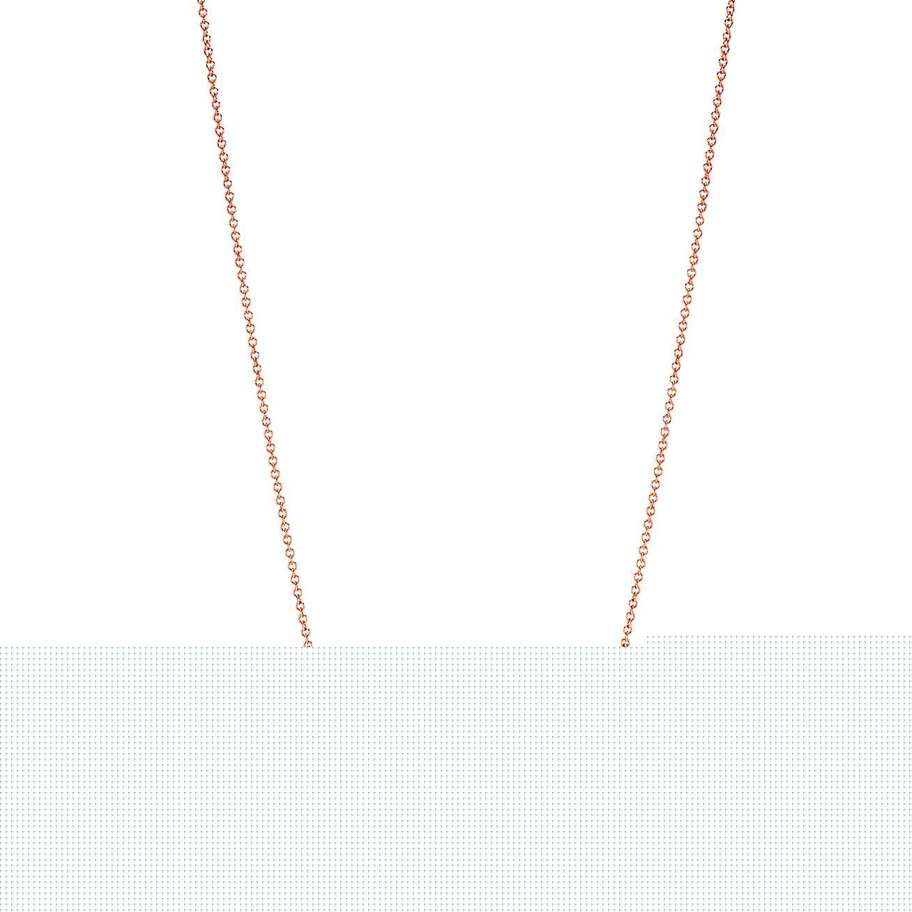 T*f*ny t smile pendant in rose gold, small