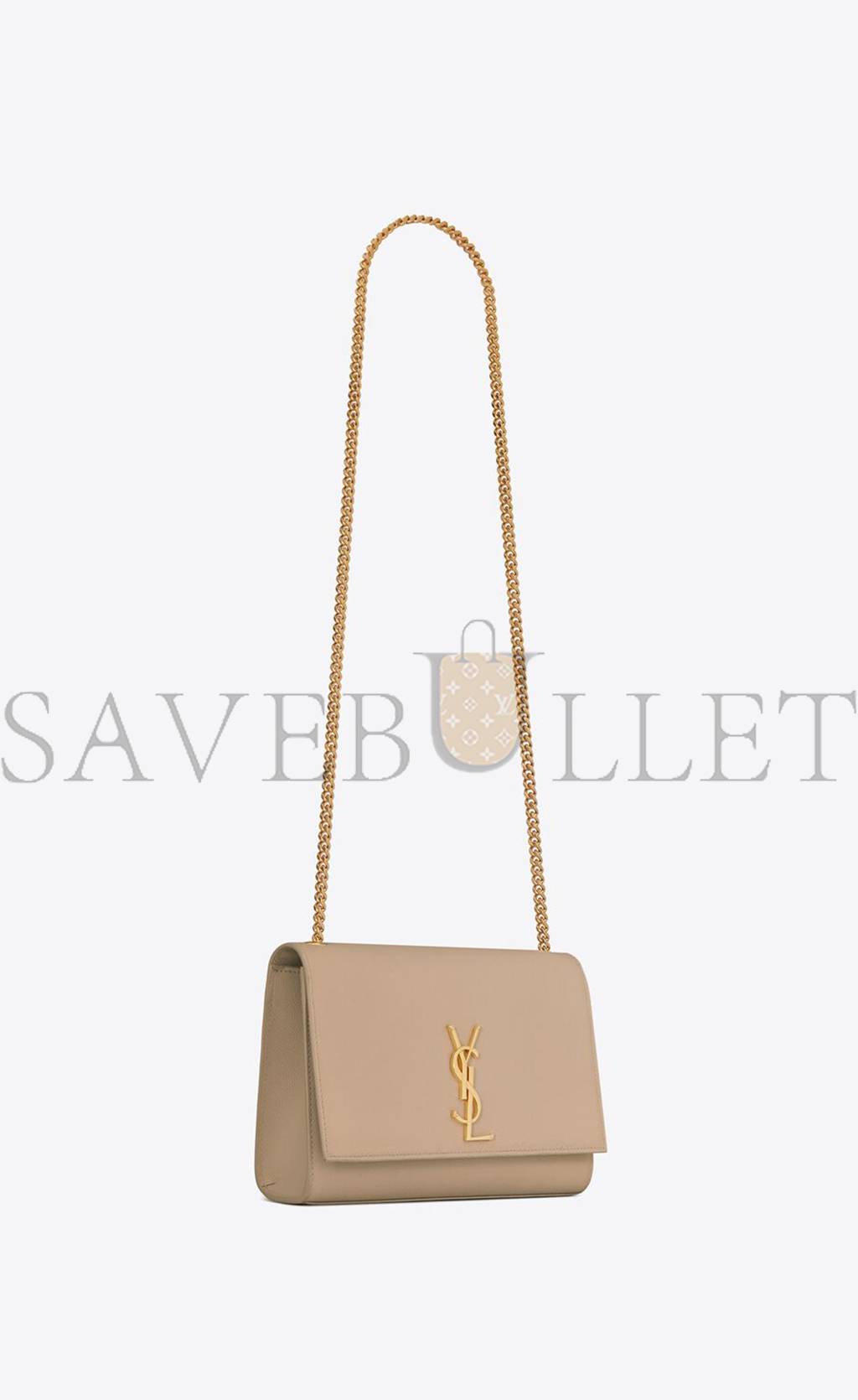 Y*L kate medium chain bag in grain de poudre embossed leather 364021bow0j2721 (24*14.5*5.5cm)