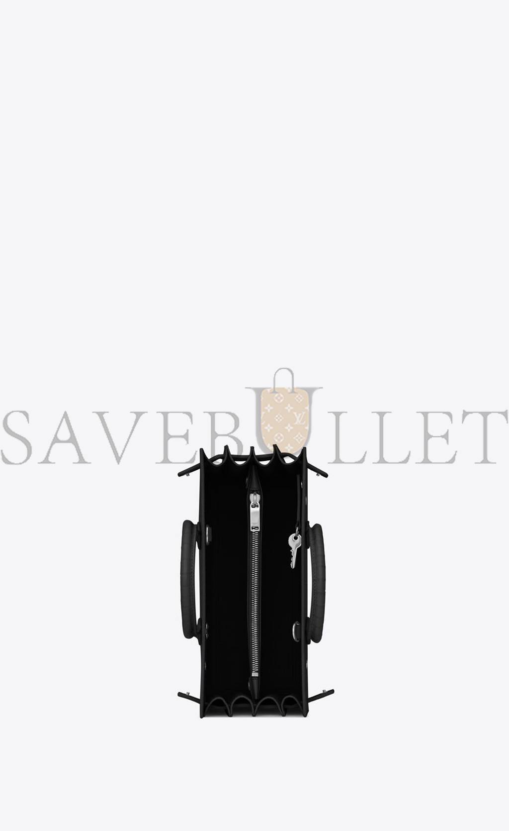 Y*L sac de jour baby in embossed crocodile shiny leather 421863dnd1n1000 (26*20.5*12.5cm)