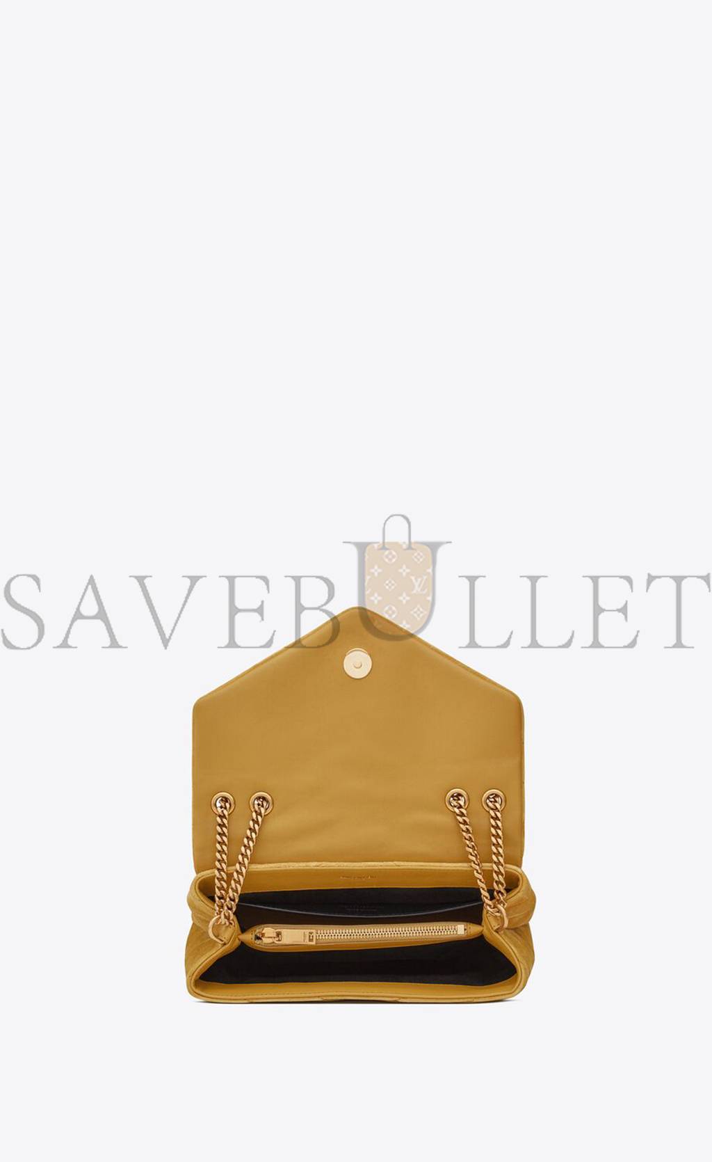 Y*L loulou small chain bag in quilted "y" suede 4946991u8677314 (23*17*9cm)