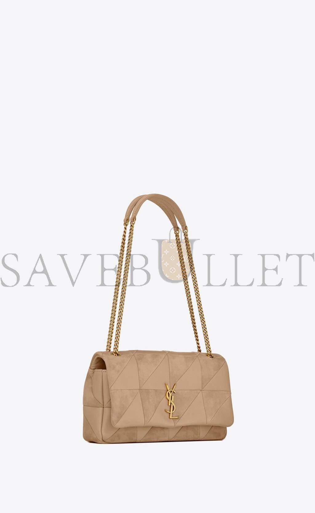 Y*L jamie medium chain bag in lambskin and suede 515821copp72646 (25*15*7.5cm)