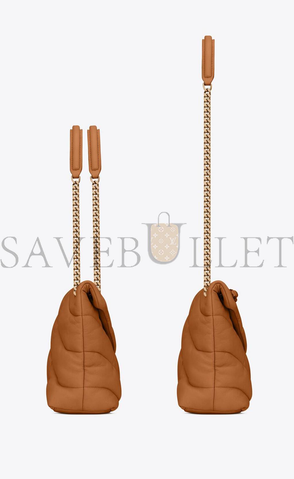 Y*L puffer medium chain bag in quilted lambskin 5774751el077724 (35*23*13.5cm)