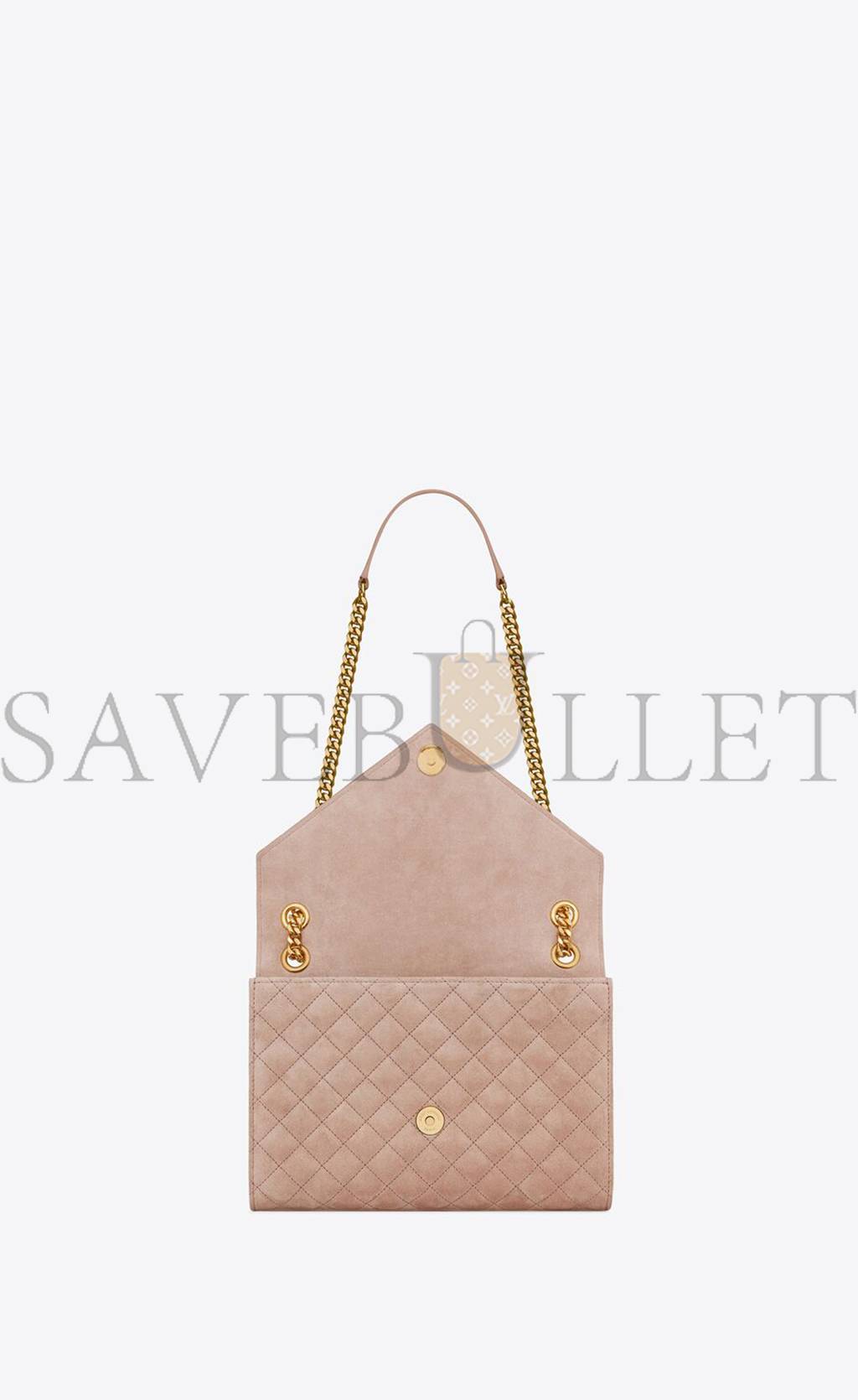 Y*L envelope medium chain bag in mix matelassé suede 6001851s7f12738 (24*17.5*6cm)