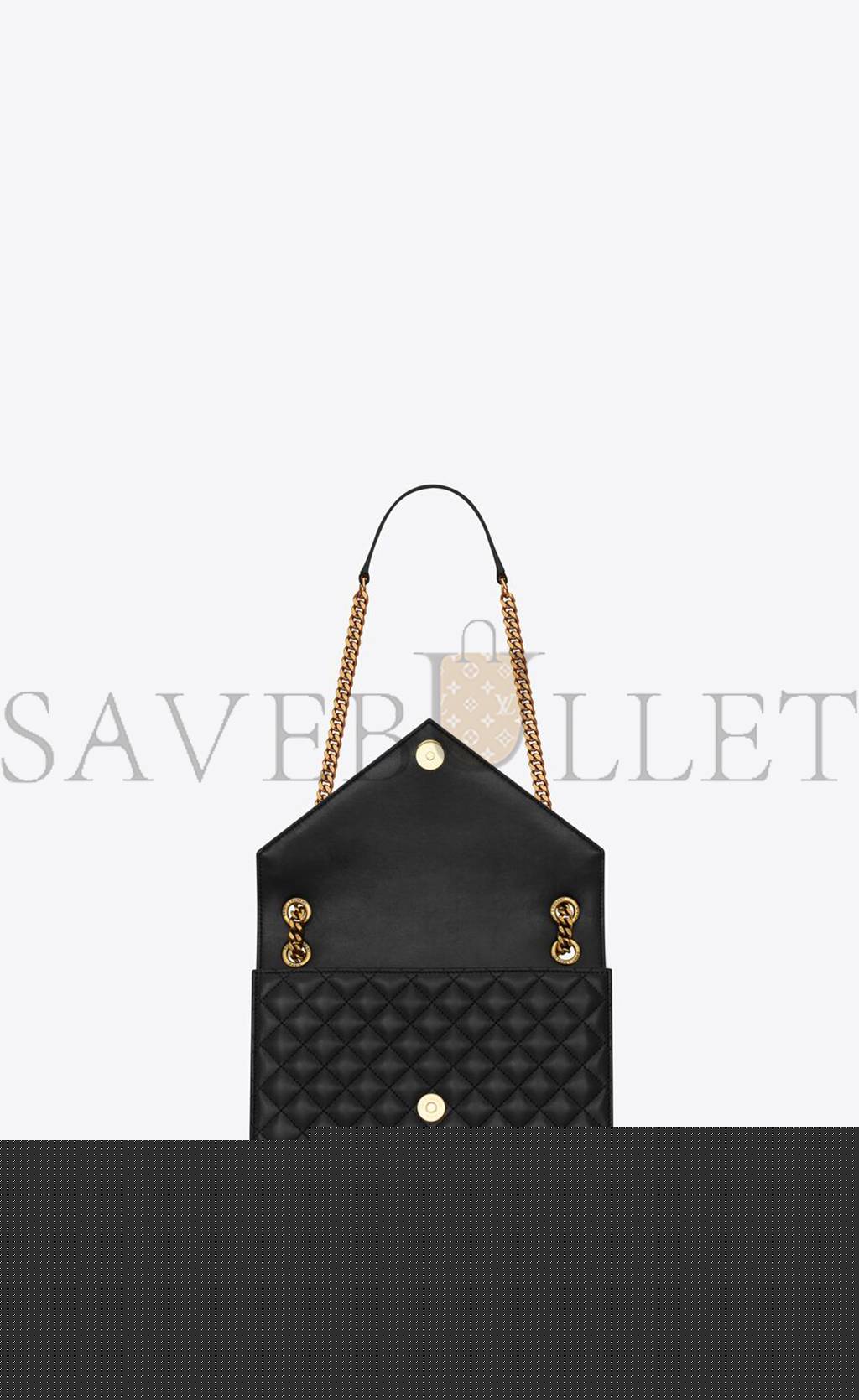 Y*L envelope medium in mix matelass&eacute; leather 600185aabzo1025 (24*17.5*6cm)