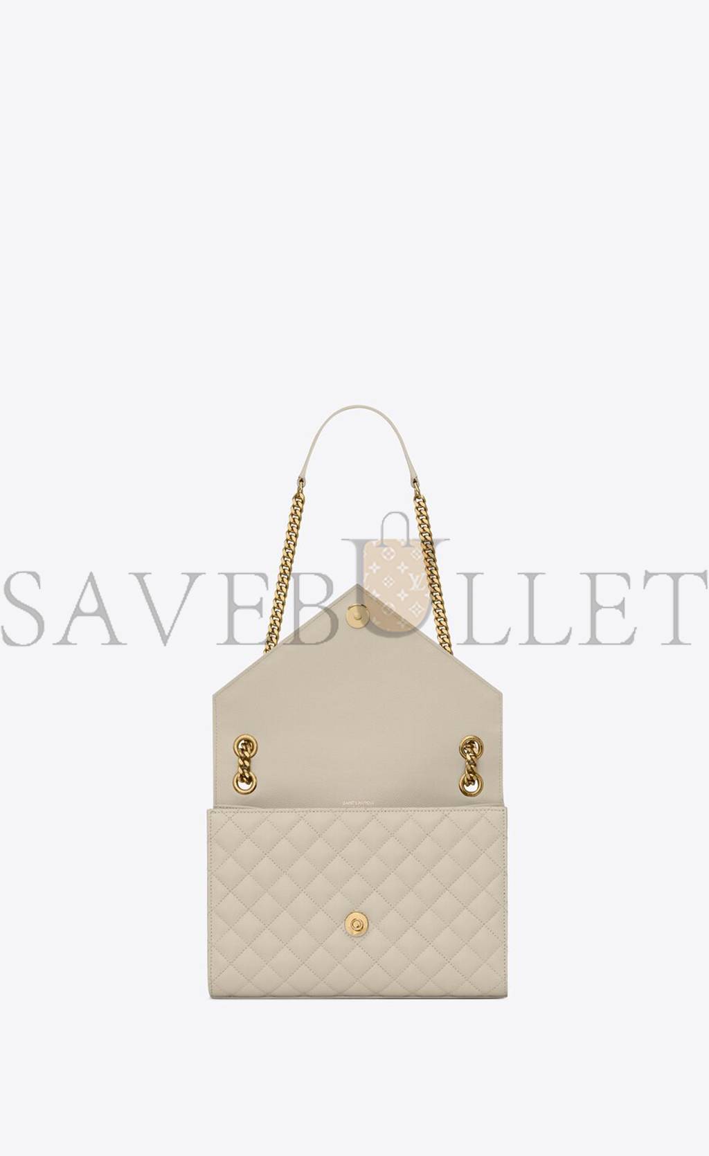 Y*L envelope medium chain bag in mix matelass&eacute; grain de poudre embossed leather 600185bow919207 (24*17.5*6cm)