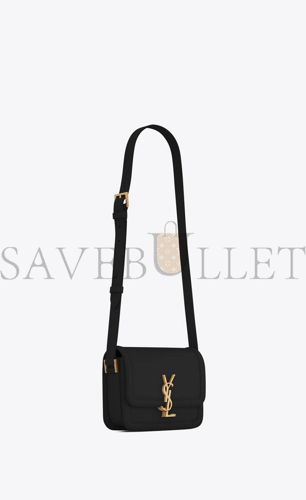 y*l solferino small satchel in box Sa**t Lau*nt leather 6343060sx0w1000 (19*13*5cm)