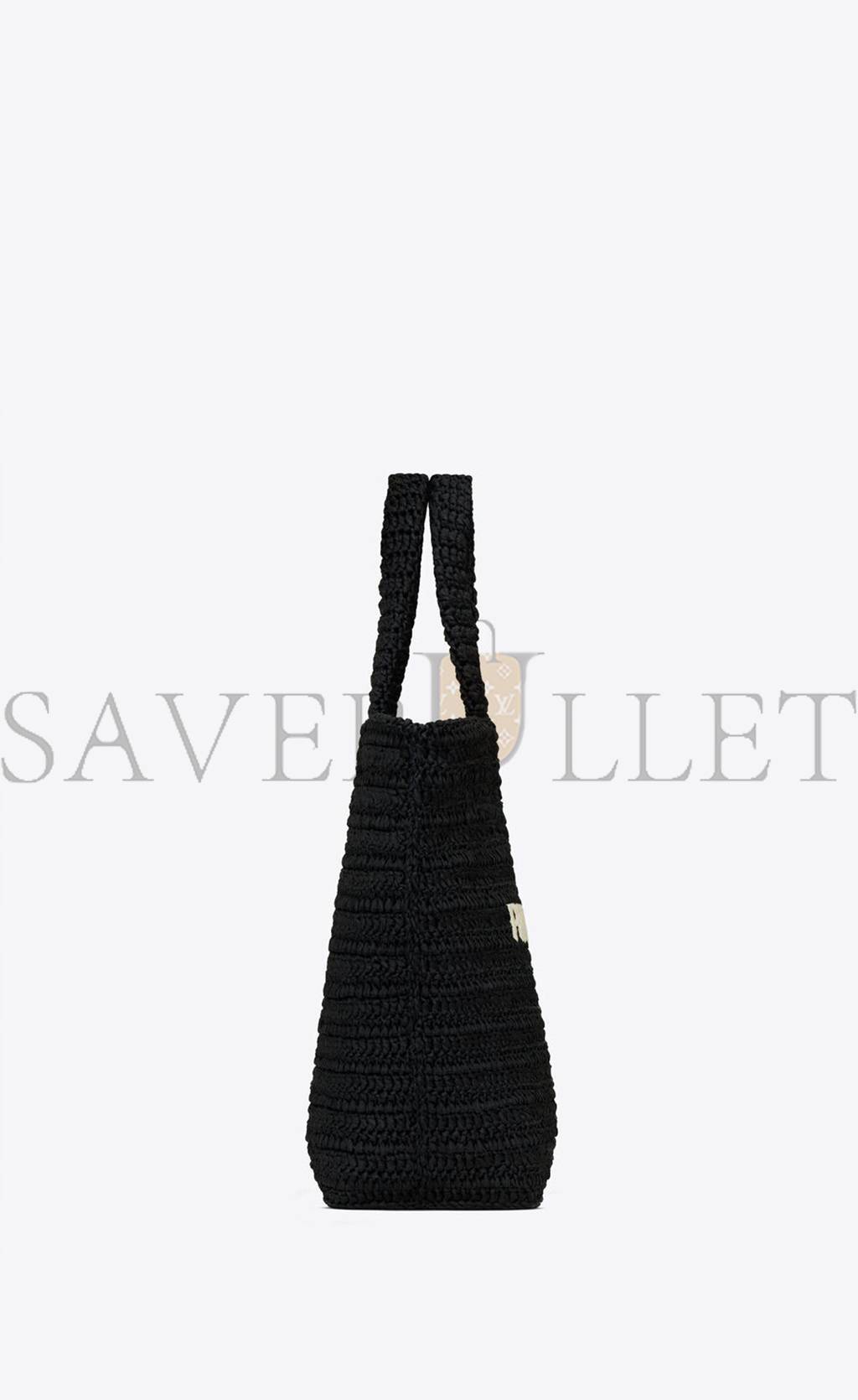 y*l rive gauche S*pple in raffia crochet 688864gaaa11031 (38*35*14.5cm)