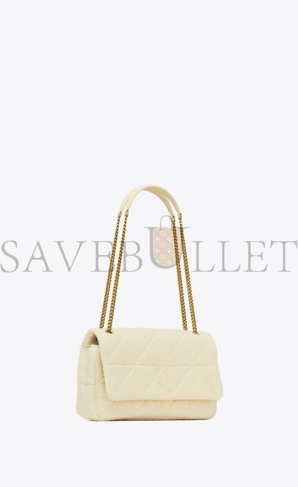 Y*L jamie medium chain bag in terry cloth 735035fabkt9381 (24*15.5*6.5cm)