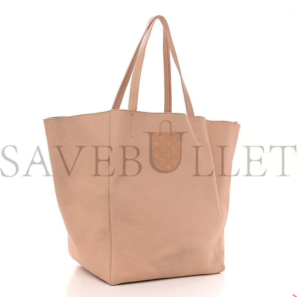ce**e soft grained calfskin medium horizontal cabas phanT0m light blush (28*26*16cm)