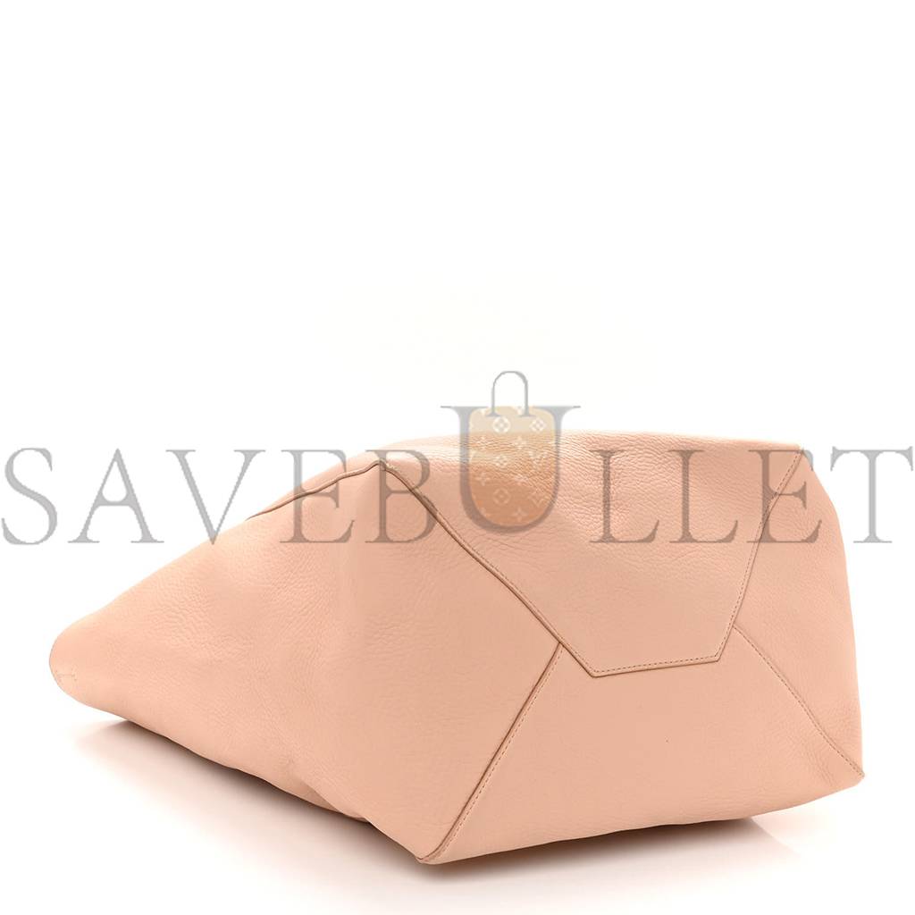 ce**e soft grained calfskin medium horizontal cabas phanT0m light blush (28*26*16cm)