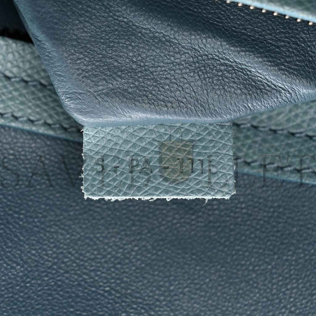 ce**e grained calfskin medium phanT0m lu*gage sky blue (30*29*25cm)