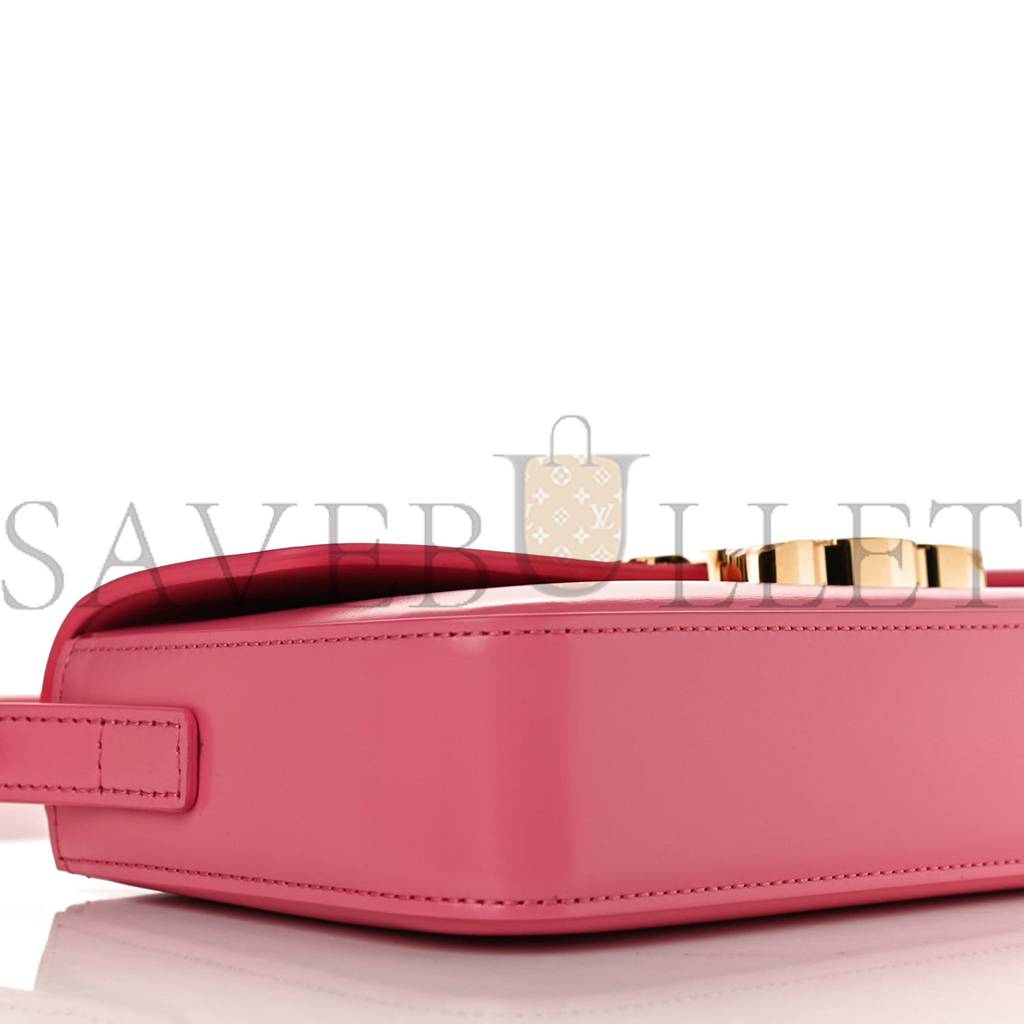 Ce**e shiny calfskin triomphe flamingo (20*11*4cm)