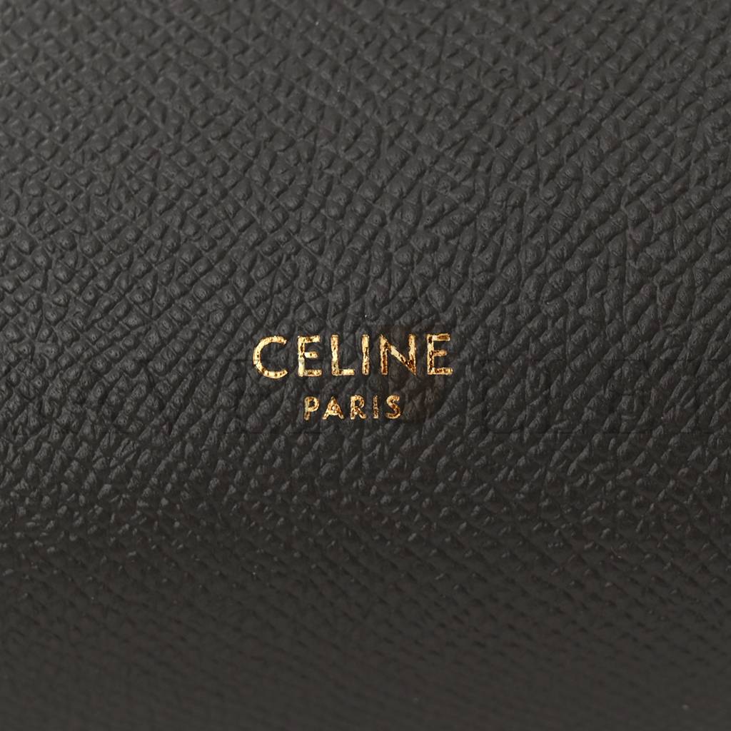 Ce**e grained calfskin nano belt bag grey (20*17*11cm)