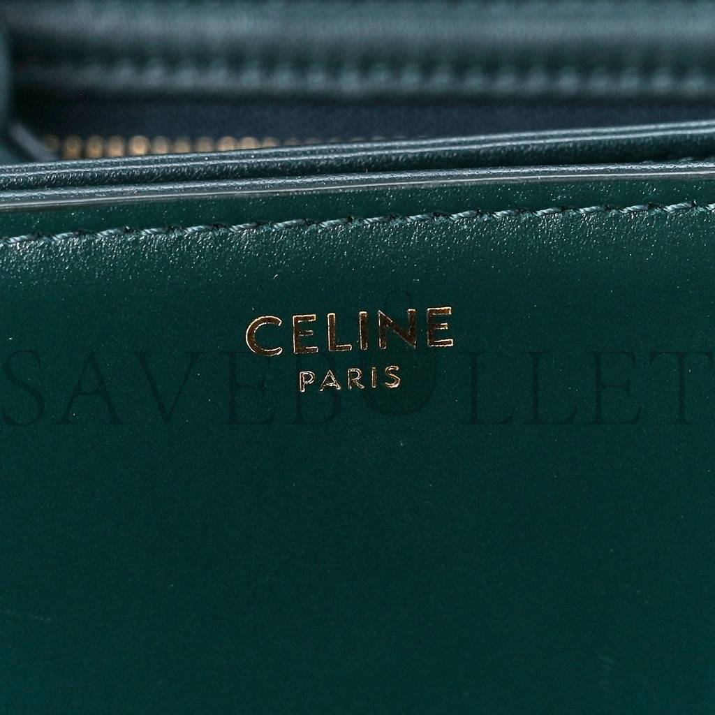 Ce**e shiny calfskin medium triomphe amazone (22*16*7cm)