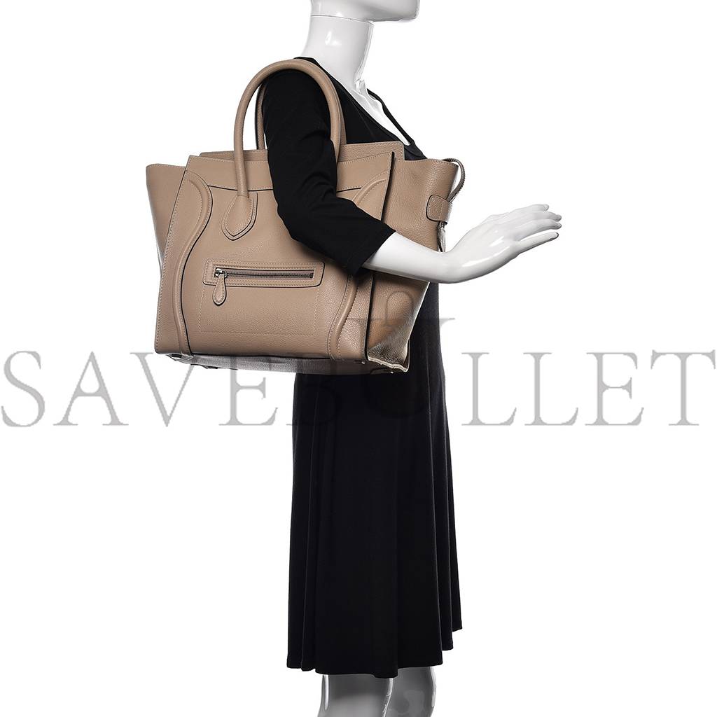 ce**e drummed calfskin mini lU*gage dune (30*30*18cm)