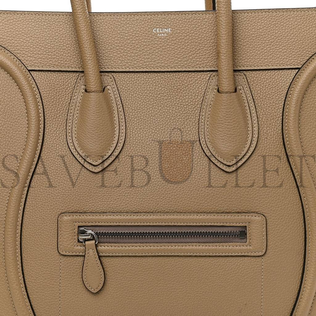 ce**e drummed calfskin mini lU*gage dune (30*30*18cm)