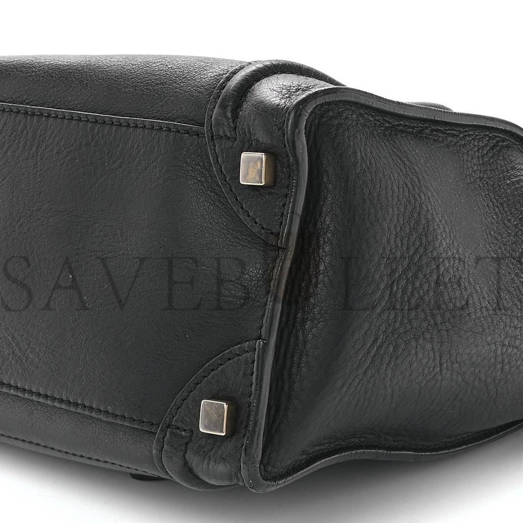 ce**e smooth calfskin micro lU*gage black (26*26*14cm)