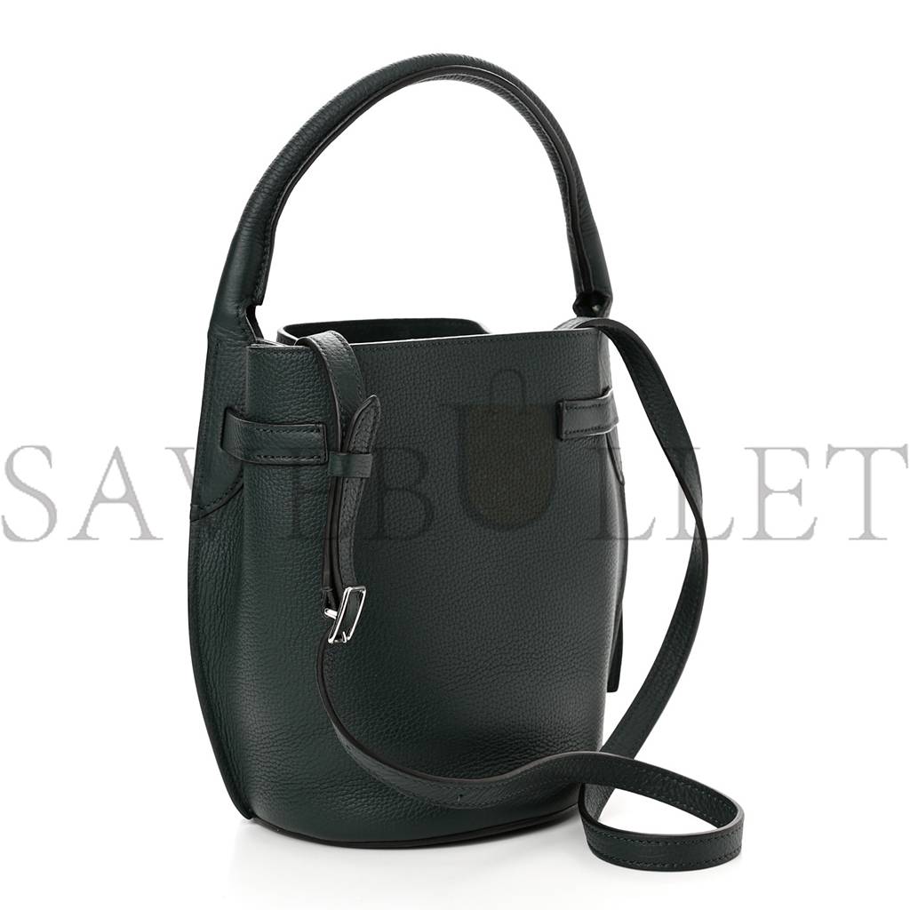 ce**e S*pple grained calfskin nano big bag bucket amazone (21*15*15cm)