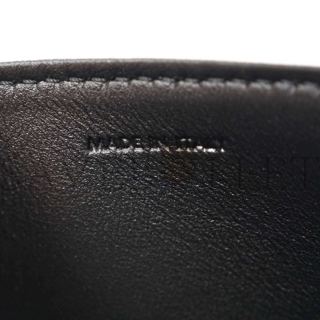 Ce**e shiny calfskin teen triomphe black (18*14*6cm)